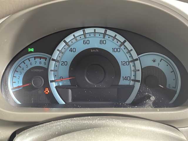 スズキ アルト エコ S 沖縄県 2014(平26)年 1.4万km エアブルーメタリック 禁煙車　/純正オーディオ(ラジオ　CD)　/コーナーセンサー　/純正ドアバイザー　/ヘッドライトレベライザー　/コーナーポール　　/純正フロアマット　/アイドリングストップ　