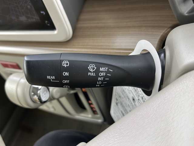 スズキ ラパン X 愛知県 2017(平29)年 4.3万km シフォンアイボリーメタリック ワンオーナー/禁煙車/純正7インチナビ/（CD/DVD/Bluetooth/フルセグTV/USB)/全方位カメラ/スズキセーフティサポート/・衝突軽減ブレーキ/・レーンキープアシスト/・オートマチックハイビーム/・誤発進抑制機能/ETC/ドライブレコーダー/シートヒーター/ベンチシート/LEDヘッドライト/純正14インチアルミホイール/純正フロアマット/アイドリングストップ/横滑り防止装置/スマートキー/スペアキー有/プッシュスタート