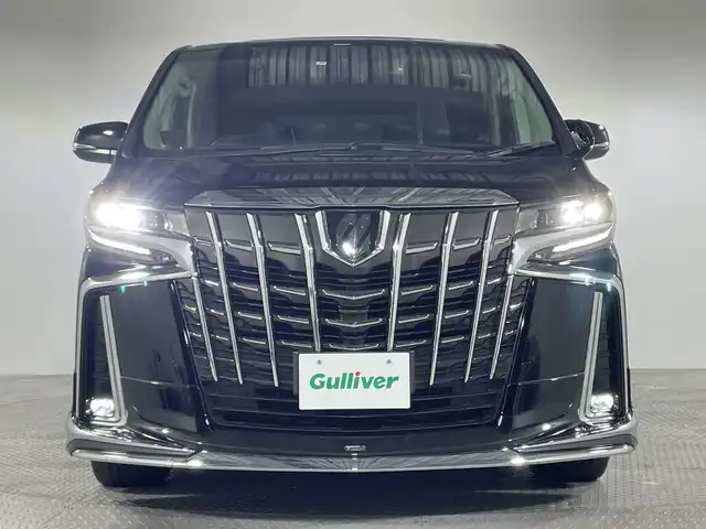 トヨタ アルファード S Cパッケージ 神奈川県 2021(令3)年 3.9万km ブラック 純正9型ディスプレイオーディオ/AM FM Bluetooth フルセグ DVD/バックカメラ/ツインムーンルーフ/モデリスタエアロ/純正フリップダウンモニター/セーフティセンス/レーントレーシングアラート/クリアランスソナー/パーキングサポートブレーキ/プリクラッシュセーフティ/ブラインドスポットモニター/リヤ・クロストラフィック・アラート/ロードサインアシスト/レーダークルーズコントロール/デジタルインナーミラー/前後ドライブレコーダー/レザーシート/パワーシート/シートメモリー/前席シートヒーター/前席シートベンチレーション/ステアリングヒーター/ステアリングリモコン/ビルトインETC/オートホールド/純正18インチアルミホイル/LEDヘッドライト/オートライト/オートマチックハイビーム/スマートキー