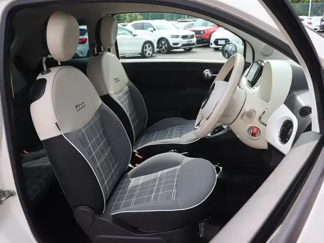 フィアット ５００ 1．2 ポップ 長野県 2018(平30)年 5.3万km 白 ワンオーナー/社外メモリナビ（AVIC-RZ801）/フルセグTV/DVD/CD/USB/SD/Bluetooth/ETC/キーレス/スペアキー/新車時保証書/取扱説明書