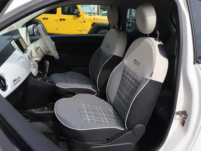 フィアット ５００ 1．2 ポップ 長野県 2018(平30)年 5.3万km 白 ワンオーナー/社外メモリナビ（AVIC-RZ801）/フルセグTV/DVD/CD/USB/SD/Bluetooth/ETC/キーレス/スペアキー/新車時保証書/取扱説明書