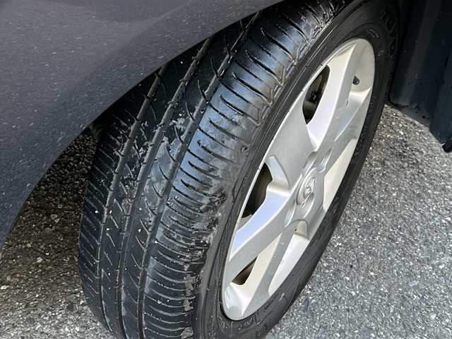 トヨタ スペイド G 埼玉県 2014(平26)年 4.4万km ダークバイオレットマイカメタリック 登録時43457km/社外メモリナビ（NR-MZ60）/バックカメラ/フルセグTV/CD/DVD/SD/Bluetooth/片側パワースライドドア/シートヒーター（D席）/革巻きハンドル/純正15インチアルミホイール/ETC/前後ドライブレコーダー/横滑り防止装置/電動格納ミラー/ウィンカーミラー/純正フロアマット/スマートキー/プッシュスタート/保証書/取扱説明書