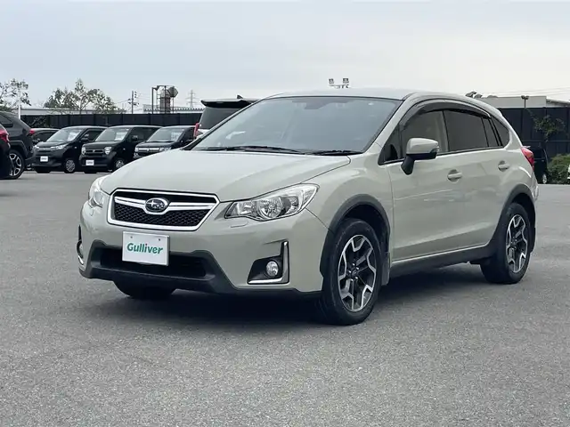 スバル インプレッサ ＸＶ 2．0i－L アイサイト 山形県 2016(平28)年 9.6万km デザートカーキ ４WD/アイサイト/純正SDナビ/　　【CD　DVD　BT　フルセグ　USB　AUX】/バックカメラ/アダプティブクルーズコントロール/HIDオートライト/純正17インチアルミホイール/レーンキープアシスト/ドライブレコーダー/ステアリングスイッチ/BSM/パドルシフト/純正フロアマット/アイドリングストップ/スマートキー/ETC