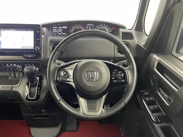 ホンダ Ｎ ＢＯＸ カスタム L ターボ スタイル+ブラック 埼玉県 2022(令4)年 5.7万km プラチナホワイトパール 純正８インチナビ　バックカメラ　ビルトインＥＴＣ　前後ドライブレコーダー　ホンダセンシング　アダプティブクルーズコントロール　シートヒーター純正アルミホイール　オートライト　ＬＥＤライト　地デジＴＶ