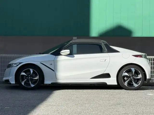 ホンダ Ｓ６６０ α 千葉県 2016(平28)年 3.7万km プレミアムスターホワイトパール 無限エアロ/BLITZフロントタワーバー/純正センターディスプレイ/Bluetooth接続/前後ドライブレコーダー/オートライト/純正15インチAW/ハーフレザースポーツシート/バックカメラ/LEDヘッドランプ/クルーズコントロール/パドルシフト/スマートキー/プッシュスタート