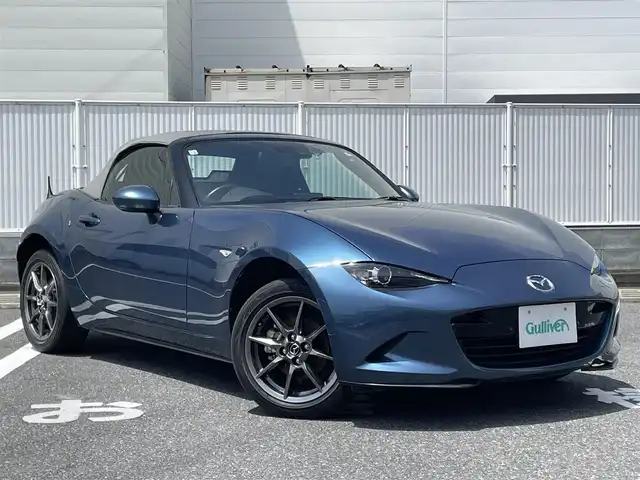 マツダ ロードスター シルバー トップ 群馬県 2020(令2)年 5.4万km エターナルブルーマイカ 純正ナビ/フルセグTV/スマートシティブレーキサポート/車線逸脱警報機能/バックカメラ/LEDヘットライト/スマートキー/プッシュスタート/クルーズコントロール/パドルシフト/黒レザーシート/D.N席シートヒーター/ドライブレコーダー