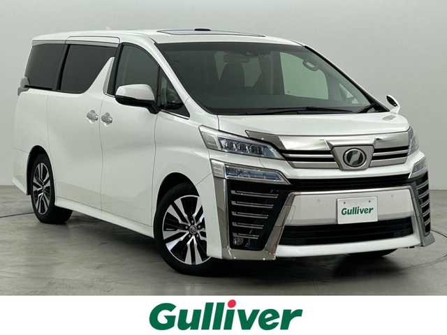 トヨタ ヴェルファイア Z Gエディション 福岡県 2019(平31)年 4.9万km ホワイトパールクリスタルシャイン ワンオーナー　/サンルーフ　/後席モニター　/社外ナビ　/バックカメラ　/ＥＴＣ　/ドラレコ　/ＡＣＣ　/コーナーセンサー　/衝突被害軽減　/レーンキープ　/ＰＫＳＢ　/シートベンチレーション／ヒーター　/両側電動スライドドア