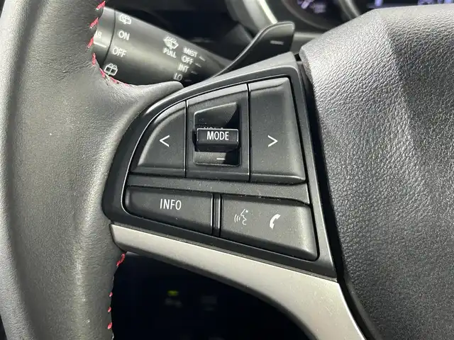 スズキ スペーシア カスタム HYBRID XS ターボ 佐賀県 2018(平30)年 4.4万km ブルーイッシュブラックパール3 純正8インチナビ【CN-RZ83】/【フルセグTV.CD.DVD.Bluetooth】/全周囲カメラ/衝突被害軽減システム/クルーズコントロール/オートライト/オートマチックハイビーム/パーキングソナー/横滑り防止装置/車線逸脱警報/ビルトインETC/両側パワースライドドア/運転席シートヒーター/レザーシート/ISOFIX対応シート/ステアリングスイッチ/サーキュレーター/後席サンシェード/シートバックテーブル/パドルシフト/純正フロアマット/純正15インチアルミホイール/LEDヘッドライト/フォグライト