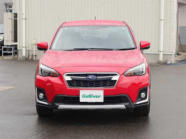 スバル ＸＶ ハイブリッド アドバンス 山形県 2019(令1)年 6万km ピュアレッド 4WD/衝突被害軽減システム/メモリナビ/　　【CD DVD BT フルセグ USB】/レーダークルーズコントロール/LEDオートヘッドライト/SRH/ハーフレザーシート/パワーシート/純正18インチアルミホイール/アイドリングストップ/ステアリングスイッチ/パドルシフト/電動格納ウィンカーミラー/フォグランプ/X-MODE/スマートキー