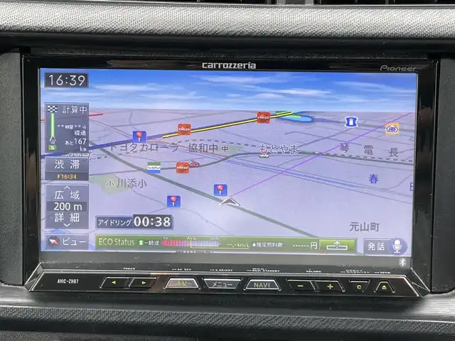 トヨタ アクア G 香川県 2012(平24)年 10.3万km ライムホワイトパールクリスタルシャイン カロッツェリアナビ/バックカメラ/フルセグＴＶ/ＥＴＣ/１５インチアルミホイール/プッシュスタート/スマートキー/ハロゲンヘッドライト/オートライト/ヘッドライトレベライザー/ステアリングスイッチ