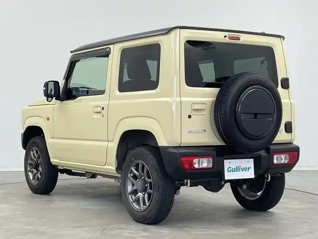 スズキ ジムニー XC 新潟県 2019(令1)年 2.6万km シフォンアイボリーメタリックブラック2トーンルーフ 4WD/KENWOODメモリナビ【KXM-E504W】/　フルセグTV/Bluetooth/CD/DVD/USB/クルーズコントロール/衝突被害軽減ブレーキ/レーンキープアシスト/ヒルディセントコントロール/ミラーヒーター/前席シートヒーター/ビルトインETC/オートマチックハイビーム/LEDヘッドライト/横滑り防止装置/オートライト/レザーステアリング/ステアリングスイッチ/禁煙車
