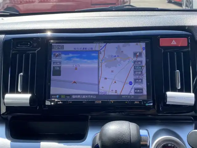 ホンダ Ｎ ＷＧＮ カスタム G Aパッケージ 福岡県 2014(平26)年 20万km スマートブラック 1オーナー/・クルーズコントロール/・社外ナビ／ＢＴ・バックカメラ/・フルセグ/・純正14AW/・プッシュスタート/・スマートキー/・スペアキー/・オートライト