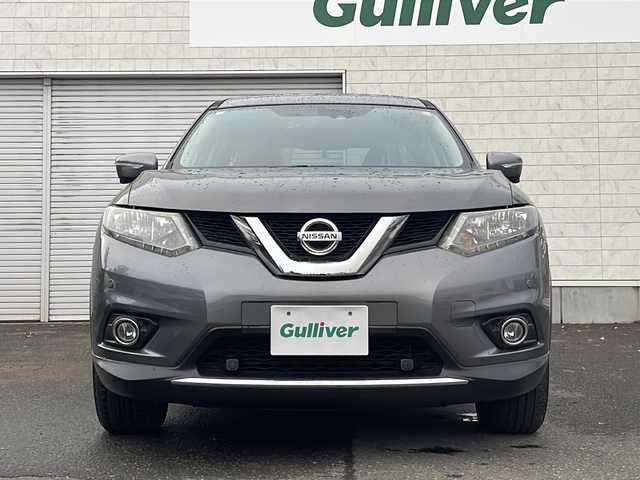 日産 エクストレイル 20X エマージェンシーブレーキ 道東・釧路十勝 2017(平29)年 11.1万km ガンＭ 純正ナビ(AM/FM/CD/DVD、BT/SD)/バックカメラ(全周囲)/プッシュスタート/純正ドアバイザー/フロアマット/ドラレコ前後/電格ミラー/コーナーセンサー/横滑り防止/アイドリングストップ/ETC/ダウンヒルアシストコントロール/シートヒーター前席/オートライト