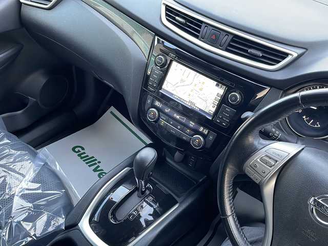 日産 エクストレイル 20X エマージェンシーブレーキ 道東・釧路十勝 2017(平29)年 11.1万km ガンＭ 純正ナビ(AM/FM/CD/DVD、BT/SD)/バックカメラ(全周囲)/プッシュスタート/純正ドアバイザー/フロアマット/ドラレコ前後/電格ミラー/コーナーセンサー/横滑り防止/アイドリングストップ/ETC/ダウンヒルアシストコントロール/シートヒーター前席/オートライト