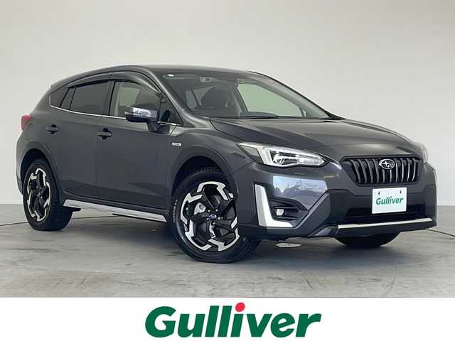 スバル ＸＶ ハイブリッド アドバンス 愛知県 2021(令3)年 2.7万km マグネタイトグレーメタリック 純正8型Diatone　Soundナビ/フルセグTV/CD/DVD/BT/USB/AM/FM//バックカメラ・フロント・左サイドカメラ/レザーシート/パワーシート　D/N席　D席メモリ付き/シートヒーター　D/N席/ETC/純正ドライブレコーダー　前後/アイサイトVer３/プリクラッシュブレーキ/レンキープ・車線逸脱抑制/ACC/BSM/RAB/AT誤発進抑制/先行車発進告知/オートハイビーム/X-MODE/電動パーキング・AVH/LEDオートライト/フォグランプ/革巻きステアリング/ステアリングスイッチ/横滑り防止/電動格納ミラー/純正18インチAW/純正フロアマット/ドアバイザー