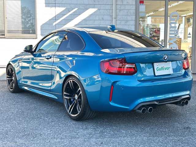 ＢＭＷ Ｍ２ 埼玉県 2017(平29)年 6.4万km ロングビーチブルーメタリック サンルーフ　/純正ナビ　/DVD/CD/BT/USB/AUX/社外車高調（OHLINS）/社外レーダー探知機（AR-181GA）　/ビルトインＥＴＣ　/バックカメラ/前席パワーシート　/前席シートヒーター　/運転席メモリーシート　/インテリジェントセーフティー/クルーズコントロール/クリアランスソナー/フォーカルスピーカー/アイドリングストップ　/前後ドライブレコーダー/スマートキー２本　/保証書　/取扱説明書