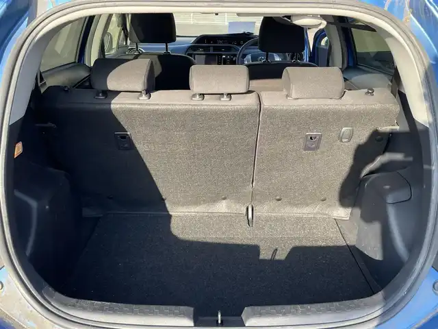 トヨタ アクア S 富山県 2016(平28)年 12.7万km コバルトブルーメタリック 純正ナビ（NSZT-W64）（CD bluetooth）/フルセグTV/ETC/スマートキー＋プッシュスタート/HID/オートライト/保証書/スペアキー