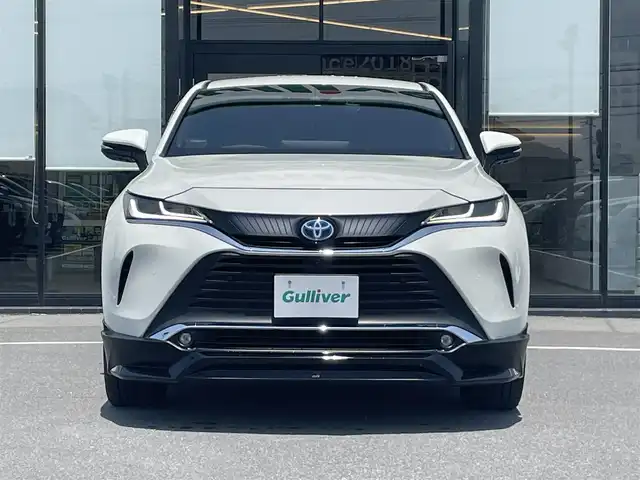 トヨタ ハリアー ハイブリッド Z レザーパッケージ 茨城県 2022(令4)年 4.1万km ホワイトパールクリスタルシャイン 純正ナビ/【AM・FM・USB・BT・AUX・TV】/パワーシート/シートメモリ/シートヒーター/エアシート/ステアリングヒーター/電動リアゲート/BSM/HUD/GRエアロパーツ/レーダークルコン/ETC2.0/全方位カメラ/前方ドラレコ/デジタルインナーミラー/電動パーキングブレーキ/ブレーキホールド/前後コーナーセンサー/横滑り防止装置/レーンキープアシスト/衝突被害軽減システム