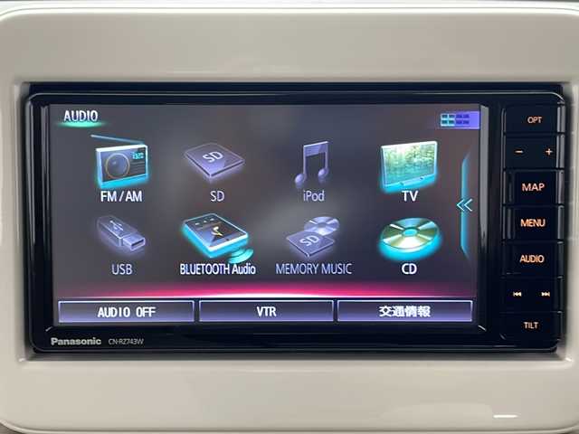 スズキ ラパン S 群馬県 2018(平30)年 1.7万km フレンチミントパールメタリック 純正ナビ　フルセグＴＶ　運転席シートヒーター　アイドリングストップ　衝突被害軽減ブレーキ　キセノンヘッドライト　オートライト　プッシュスタートボタン　スマートキー　ドラレコ　横滑り防止装置　禁煙車