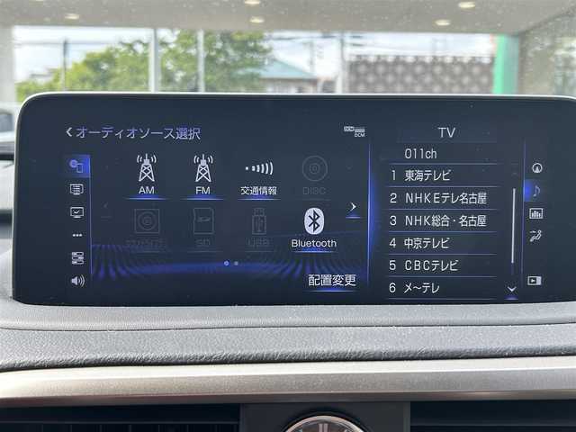レクサス ＲＸ 300 Fスポーツ 愛知県 2021(令3)年 3万km ホワイトノーヴァガラスフレーク ワンオーナー/サンルーフ/純正メーカーナビ（AM/FM/CD/BT/フルセグTV）/レクサスセーフティ＋/　・レーントレーシングアシスト/　・プリクラッシュセーフティー/　・ブラインドスポットモニター/　・パーキングサポートアシスト/　・パーキングサポートブレーキ/　・ロードサインアシスト/レーダークルーズコントロール/ヘッドアップディスプレイ/先行車発進告知/オートハイビーム/レザーシート/シートヒーター（D/N席）/シートベンチレーション（D/N席）/パワーシート（D/N席）/ハンドルヒーター/パワーバックドア/ETC2.0/置くだけ充電/USB充電ポート×2/ブレーキホールド/電動パーキングブレーキ/レーダー探知機/自動防眩ミラー/ホイールロックナット/純正20インチアルミホイール/アイドリングストップ/取説/保証書/スペアキー
