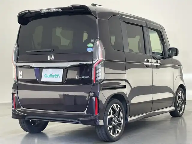 ホンダ Ｎ ＢＯＸ カスタム G L ターボ ホンダセンシング 愛知県 2018(平30)年 7万km プレミアムベルベットパープル・パール 純正８型ナビ　フルセグＴＶ　Ｂｌｕｅｔｏｏｔｈ　バックカメラ　両側パワースライドドア　衝突軽減装置　追従クルコン　ハンドル支援　ＬＥＤオートライト　フォグランプ　ハーフレザー　ＥＴＣ　ＵＳＢ　禁煙車