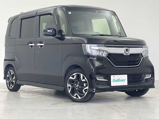 ホンダ Ｎ ＢＯＸ カスタム G L ターボ ホンダセンシング 愛知県 2020(令2)年 1.2万km クリスタルブラックパール 純正8型ナビ/・Bluetooth/・CD/DVD/・フルセグテレビ/バックカメラ/両側パワースライドドア/衝突軽減ブレーキ/レーンキープアシスト/コーナーセンサー/レーダークルーズコントロール/スマートキー/前方ドライブレコーダー/ETC/LEDヘッドライト