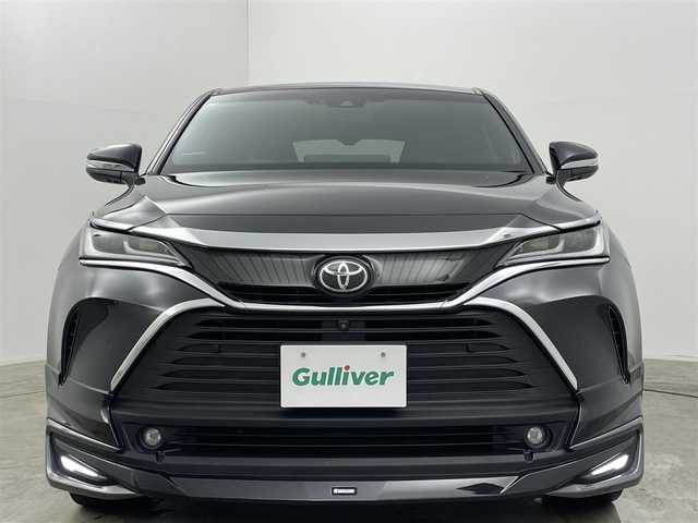 トヨタ ハリアー Z 岡山県 2020(令2)年 3.3万km ブラック モデリスタエアロ（F/S/R)/JBLプレミアムサウンド/パノラミックビューモニター/100V電源/置くだけ充電/純正１２．３インチディスプレイオーディオ/【ナビ/Bluetooth/フルセグTV/Carplay/USB】/合皮ハーフレザーシート/トヨタセーフティーセンス/　・プリクラッシュセーフティ/　・レーンディパーチャーアラート/　・レーダークルーズコントロール/　・アダプティブハイビームシステム/　・ロードサインアシスト/ビルトインＥＴＣ２．０/デジタルインナーミラー/ＬＥＤヘッドライト＆LEDフォグランプ/純正フロアマット/オートブレーキホールド/ブラインドスポットモニター/ISOFIX/ステアリングスイッチ/ヘッドアップディスプレイ/チルトステアリング/シートリフター/ウインカーミラー/ドアバイザー