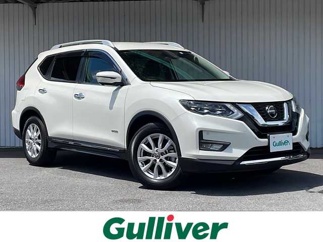 日産 エクストレイル ハイブリッド 20Xi 長野県 2020(令2)年 2.3万km ブリリアントホワイトパール ４WD/プロパイロット/純正ナビフルセグTV/アラウンドビューモニター/パワーバックドア/ルーフレール/純正17インチアルミ/前後コーナーセンサー
