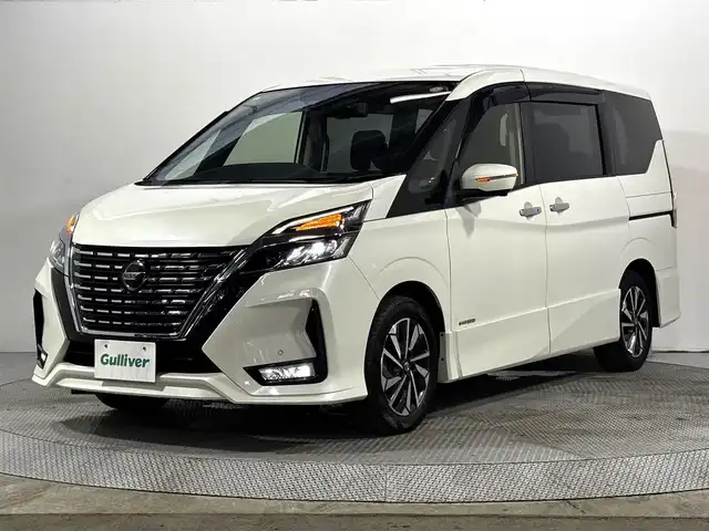 日産 セレナ ハイウェイスター V 大阪府 2021(令3)年 2.1万km ブリリアントホワイトパール ProPILOT 純正10incナビTV 360カメラ 後席モニター ETC 両側パワースライドドア 衝突軽減 レーダーC BSM クリアランスソナー リアオートエアコン ドラレコ