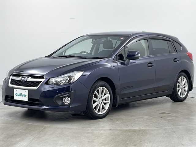 スバル インプレッサ スポーツ 2．0i アイサイト 道央・札幌 2012(平24)年 3.6万km ディープシーブルーパール ・4WD/・社外ナビ（AVIC-MRZ09）/・BT&ワンセグTV/・バックカメラ/・アイサイト/・クルーズコントロール/・パドルシフト/・アイドリングストップ/・ビルトインETC/・オートライト/・HIDライト/・プッシュスタート/・スマートキー/・スペアキー1本/・純正ドライブレコーダー