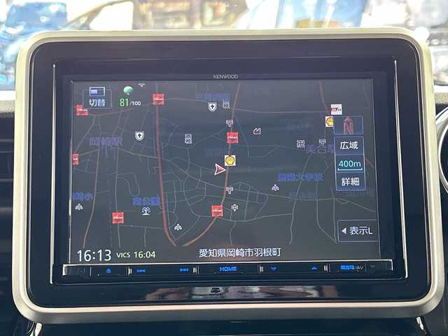スズキ スペーシア カスタム HYBRID XS 愛知県 2021(令3)年 4.8万km ブルーイッシュブラックパール3 スズキセーフティサポート/・デュアルカメラブレーキサポート  /・アダプティブクルーズコントロール　　　　/・誤発進抑制機能/・車線逸脱警報機能/・ふらつき警報機能/・オートマチックハイビーム/・リヤパーキングセンサー/社外8インチなナビ/・フルセグTV/・Bluetooth/・CD/DVD/・ipod/・SmartUsen/・AM/FM/フリップダウンモニター/両側パワースライドドア/ハーフレザーシート/シートヒーター/ETC/純正アルミホイール/スマートキー/プッシュスタート/LEDヘッドライト/ドライブレコーダー/サーキュレーター
