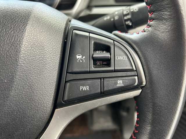 スズキ スペーシア カスタム HYBRID XS 愛知県 2021(令3)年 4.8万km ブルーイッシュブラックパール3 スズキセーフティサポート/・デュアルカメラブレーキサポート  /・アダプティブクルーズコントロール　　　　/・誤発進抑制機能/・車線逸脱警報機能/・ふらつき警報機能/・オートマチックハイビーム/・リヤパーキングセンサー/社外8インチなナビ/・フルセグTV/・Bluetooth/・CD/DVD/・ipod/・SmartUsen/・AM/FM/フリップダウンモニター/両側パワースライドドア/ハーフレザーシート/シートヒーター/ETC/純正アルミホイール/スマートキー/プッシュスタート/LEDヘッドライト/ドライブレコーダー/サーキュレーター