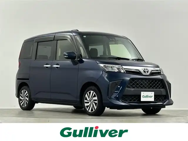 トヨタ ルーミー G－T 埼玉県 2021(令3)年 4.4万km レーザーブルークリスタルシャイン 9型ナビ 両側電動 LED ドラレコ ETC　衝突被害軽減　前後コーナーセンサー　CD　DVD　Bluetooth　フルセグ　アイドリングストップ　