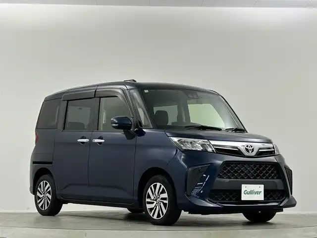 トヨタ ルーミー G－T 埼玉県 2021(令3)年 4.4万km レーザーブルークリスタルシャイン 9型ナビ 両側電動 LED ドラレコ ETC　衝突被害軽減　前後コーナーセンサー　CD　DVD　Bluetooth　フルセグ　アイドリングストップ　