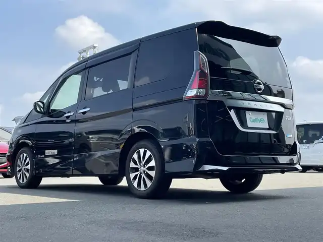 日産 セレナ ハイウェイスター プロパイロットED 愛知県 2016(平28)年 4.6万km ダイヤモンドブラック 純正9インチナビ〈MM516D-L〉/・Bluetoothオーディオ/・CD/DVD/Blu-ray/バックカメラ/純正フリップダウンモニター/ビルトインETC/プロパイロット/・レーダークルーズコントロール/・エマージェンシーブレーキ/・ステアリングアシスト/ミラー型ドラレコ/両側パワースラしイドドア/ビルトインETC/LEDヘッドライト/純正16インチAW/スタッドレス アルミSET有
