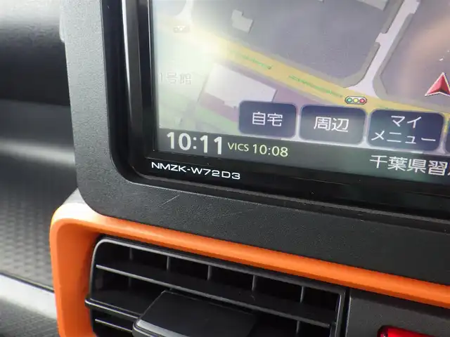 ダイハツ タント ファンクロスターボ 千葉県 2024(令6)年 0.4万km レイクブルーメタリック スマートアシストIII/エコアイドル/両側パワースライドドア/純正メモリーナビ/地デジTV/【DVD/CD再生機能　Bluetooth接続】/革巻きステアリング/ステアリングスイッチ/前席シートヒーター/ETC/LEDヘッドライト/フォグライト/ウインカーミラー/コーナーセンサー/純正15インチアルミホイル/サイド/カーテンエアバッグ/キーフリーシステム
