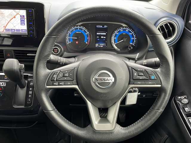 日産 デイズ HWS X プロパイロットED 岐阜県 2019(平31)年 6.1万km チタニウムグレーメタリック 登録時走行距離61052km/社外SDナビ/フルセグTV/全方位カメラ/社外フロアマット/純正アルミホイール/ドアバイザー/ベンチシート/フルフラットシート/ウィンカーミラー/LEDヘッドライト/オートライト/プッシュスタート/スマートキー/クルーズコントロール/コーナーセンサー/ABS/横滑り防止装置/エアバッグW/衝突被害軽減システム