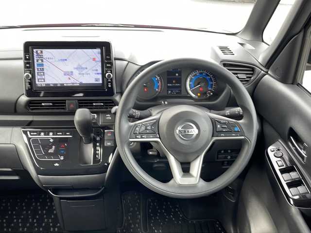 日産 ルークス HWS X プロパイロットED 山梨県 2020(令2)年 2.7万km スパークリングレッド/ブラック 純正SDナビ（MM320D-L）/ＣＤ/ＤＶＤ/ＢＴ/フルセグテレビ/衝突軽減ブレーキ/コーナーセンサー/全方位カメラ/アイドリングストップ/クルーズコントロール/プッシュスタート/両側パワースライドドア/ETC/純正LEDヘッドライト