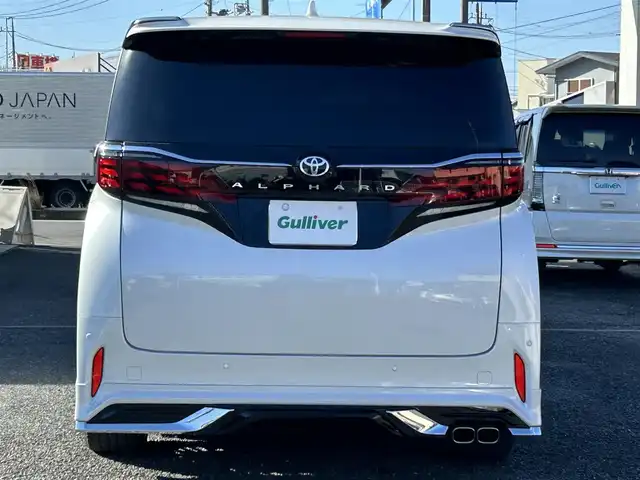 トヨタ アルファード Z 埼玉県 2024(令6)年 0.4万km プラチナホワイトパールマイカ ・ワンオーナー　/・パノラマルーフ　/・モデリスタエアロ　/・ユニバーサルステップ　/・WALD21インチアルミ（ジェニュインラインF-００１）/21インチ　　9.0J　/・純正アルミサマータイヤ付き車載　/・トヨタチームメイト　/・純正ナビTV　/・13.2インチ有機ELフリップダウンモニター　/・TVキャンセラー/・アラウンドビューモニター/・ETC２．０/・ヘットアップディスプレイ/・デジタルインナミラー/・前後ドライブレコーダー/・リアフィルム施工/・スマートキー×２/・プッシュスタート/・保証書/・取説