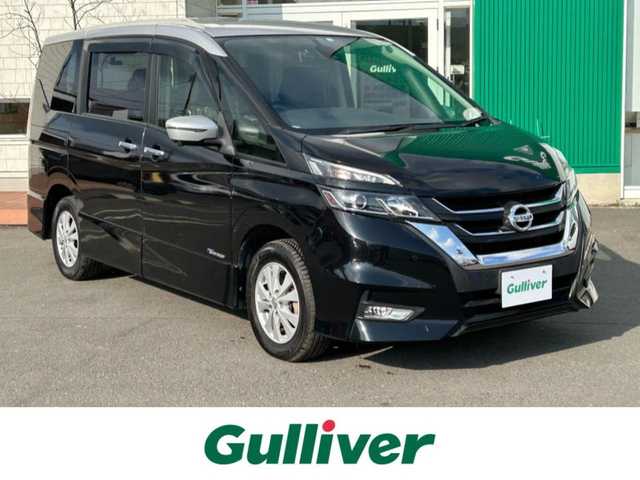 日産 セレナ ハイウェイスター Vセレクション 青森県 2018(平30)年 6.9万km ダイヤモンドブラック 2トーン 4WD/セーフティパックB/純正９インチナビ/フルセグTV/Bluetooth/CD/DVD/純正フリップダウンモニター/アラウンドビューモニター/スマートルームミラー/プロパイロット/両側パワースライドドア/エマージェンシーブレーキ/クルーズコントロール/レーンキープアシスト/インテリジェントパーキングアシスト/電動パーキングブレーキ/フロント・バックソナー/前後ドライブレコーダー/ETC/LEDヘッドライト/フォグランプ/純正15インチアルミ