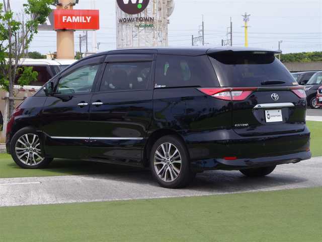 トヨタ エスティマ アエラス プレミアム 千葉県 2018(平30)年 7.1万km ブラック Toyota Safety Sense/・プリクラッシュセーフティ/・レーンディパーチャーアラート/・オートハイビーム/クルーズコントロール/両側パワースライドドア/純正SDナビ/地デジTV/【DVD/CD再生機能　Bluetooth接続】/バックカメラ/ドライブレコーダー（DRD-H66）/革巻きステアリング/ステアリングスイッチ/運転席パワーシート/ハーフレザーシート/フリップダウンモニター（V12T-R66C）/ETC/LEDヘッドライト/ウインカーミラー/クリアランスソナー/純正17インチアルミホイル/スマートキー