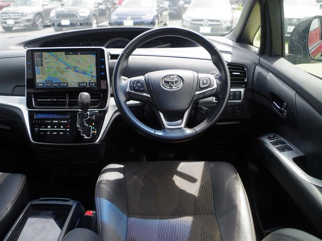 トヨタ エスティマ アエラス プレミアム 千葉県 2018(平30)年 7.1万km ブラック Toyota Safety Sense/・プリクラッシュセーフティ/・レーンディパーチャーアラート/・オートハイビーム/クルーズコントロール/両側パワースライドドア/純正SDナビ/地デジTV/【DVD/CD再生機能　Bluetooth接続】/バックカメラ/ドライブレコーダー（DRD-H66）/革巻きステアリング/ステアリングスイッチ/運転席パワーシート/ハーフレザーシート/フリップダウンモニター（V12T-R66C）/ETC/LEDヘッドライト/ウインカーミラー/クリアランスソナー/純正17インチアルミホイル/スマートキー