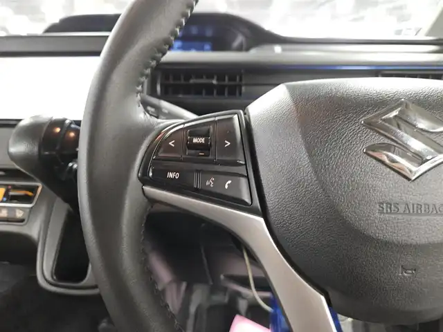スズキ ワゴンＲ HYBRID FZ 宮崎県 2020(令2)年 4.5万km ピュアホワイトP 純正ナビ(BT/CD/DVD)/フルセグTV/ビルトインETC/パーキングセンサー/セーフティサポート/・デュアルセンサーブレーキサポート/・後退時ブレーキサポート/・ハイビームアシスト機能/・誤発進抑制機能(前後)/・車線逸脱警報機能/・ふらつき警報機能/・先行車発進お知らせ機能/LEDヘッドランプ/オートライト/オートエアコン/本革巻きステアリング/ステアリングスイッチ/運転席シートヒーター/純正14インチアルミホイール/キーレスプッシュスタートシステム/禁煙車
