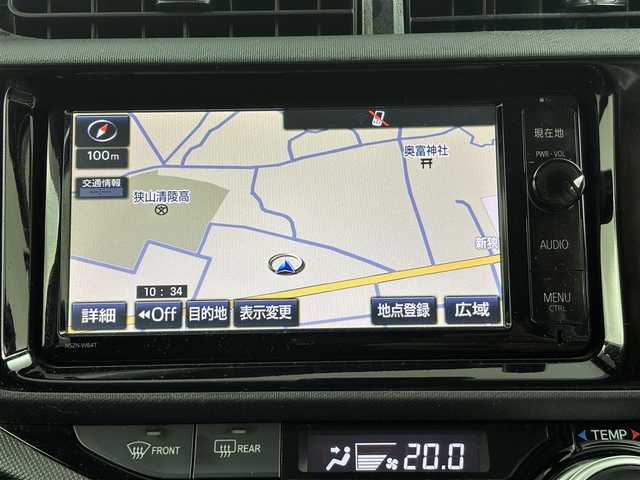 トヨタ アクア S スタイルブラック 埼玉県 2016(平28)年 7.8万km ダークブルーマイカ 純正ナビ　NSZN-W64T/(Bluetooth/CD/DVD/AM/FM)/地デジフルセグ/バックカメラ/前後ドライブレコーダー/ETC/オートマチックハイビーム/車線逸脱警報/衝突軽減ブレーキ/ecoモード/EVモード/フロントフォグランプ/ウィンカーミラー/純正フロアマット/社外ドアバイザー/純正15インチアルミホイール