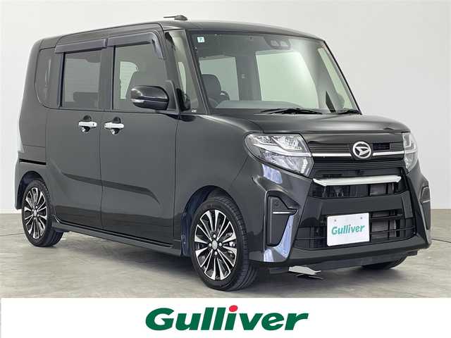 ダイハツ タント カスタム RS 大分県 2020(令2)年 6.4万km ブラックマイカメタリック 社外7インチナビ(AVIC-RW811）/フルセグTV/Bluetooth接続/SD録音再生/CD再生/DVD再生/ETC/両側パワースライドドア/スマートアシスト/衝突回避支援ブレーキ機能/車線逸脱警報機能/誤発進抑制制御機能/純正15インチアルミホール/プッシュスタート/左側センターピラーレス