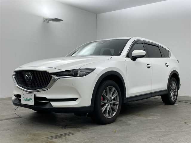 マツダ ＣＸ－８ XD スマートエディション 岡山県 2022(令4)年 3.4万km スノーフレイクホワイトパールマイカ 純正10.25インチナビ/・FM/AM/Bluetooth/フルセグ/CarPlay/360°カメラ/フリップダウンモニター/シートヒーター/ステアリングヒーター/置くだけ充電/スマートシティブレーキサポート/・マツダレーダークルーズコントロール/・レーンキープアシストシステム/・コーナーセンサー/・BSM/ETC/ヘッドアップディスプレイ/オートブレーキホールド/純正19インチアルミホイール/純正フロアマット/後席サンシェード/ウインカーミラー/ドアバイザー