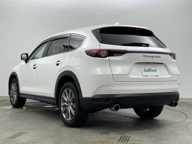マツダ ＣＸ－８ XD スマートエディション 岡山県 2022(令4)年 3.4万km スノーフレイクホワイトパールマイカ 純正10.25インチナビ/・FM/AM/Bluetooth/フルセグ/CarPlay/360°カメラ/フリップダウンモニター/シートヒーター/ステアリングヒーター/置くだけ充電/スマートシティブレーキサポート/・マツダレーダークルーズコントロール/・レーンキープアシストシステム/・コーナーセンサー/・BSM/ETC/ヘッドアップディスプレイ/オートブレーキホールド/純正19インチアルミホイール/純正フロアマット/後席サンシェード/ウインカーミラー/ドアバイザー