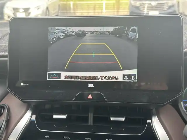 トヨタ ハリアー ハイブリッド Z 岡山県 2020(令2)年 8.1万km ホワイトパールクリスタルシャイン 登録時走行距離80210km/ワンオーナー/ガナドール製マフラー/JBLスピーカー/純正12.3インチナビ/フルセグTV/（FM.AM.TV.BT.USB）/トヨタセーフティセンス/・プリクラッシュセーフティ/・レーダークルーズコントロール/・オートマチックハイビーム/・ロードサインアシスト/バックカメラ/デジタルインナーミラー/ETC2.0/前後ドライブレコーダー/オートワイパー/横滑り防止装置/D席パワーシート/ハーフレザーシート/純正フロアマット/純正19インチAW