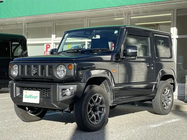 スズキ ジムニー XC 岐阜県 2019(令1)年 7.4万km ブルーイッシュブラックパール3 ワンオーナー/4WD/社外ナビ(AM/FM/CD/DVD)/クルーズコントロール/レーンキープアシスト/衝突軽減ブレーキ/ダウンヒルアシストコントロール/スマートキー/背面タイヤ/LEDヘッドライト・オート機能付/フォグランプ/ETC/ドライブレコーダー/純正アルミホイール/ウィンカーミラー/ドアバイザー/盗難防止装置/横滑り防止装置/保証書/取扱説明書/スペアキー/スタッドレスタイヤ車載