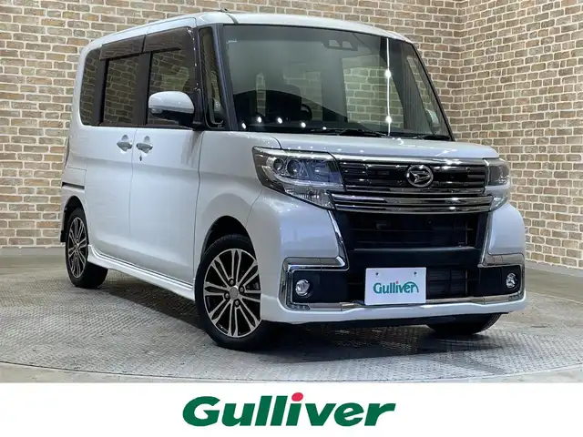 ダイハツ タント カスタムRS トップED LTD SAⅢ 岩手県 2018(平30)年 5.1万km パールホワイトⅢ ワンオーナー/４WD/ターボ/両側パワースライドドア/パノラマモニター/スマートアシスト３/衝突回避支援ブレーキ/車線逸脱警報/誤発進抑制機能/先行車発信お知らせ機能/ハイビームアシスト/横滑り防止装置/アイドリングストップ/純正SDナビ/フルセグTV/運転席シートヒーター/ロールサンシェード/ETC2.0/ドライブレコーダー/LEDヘッドライト/LEDフォグライト/純正１５インチアルミホイール